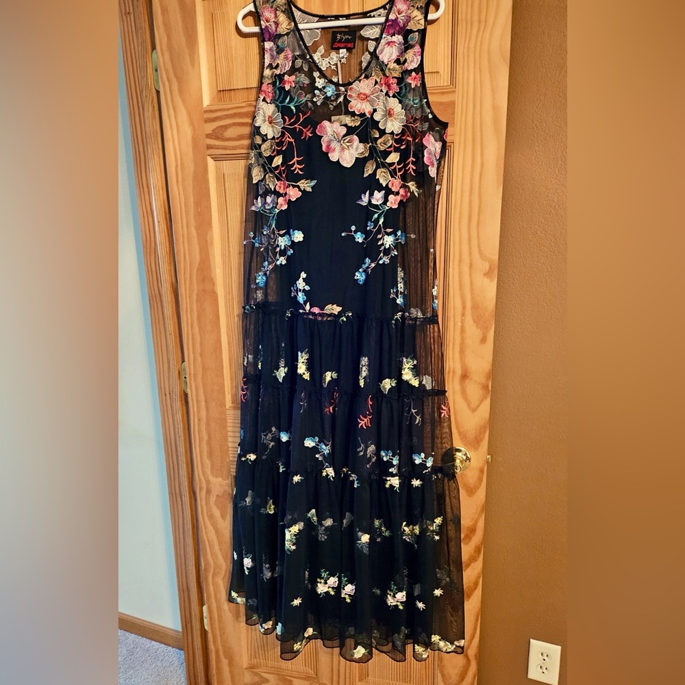 Johnny Was Lillian Mesh Sz L *LIKE NEW
